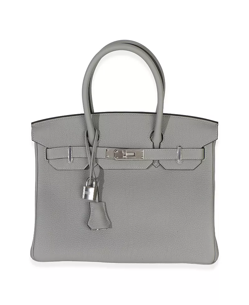 Pre-Owned HERMES Birkin 30 Leather Handbag