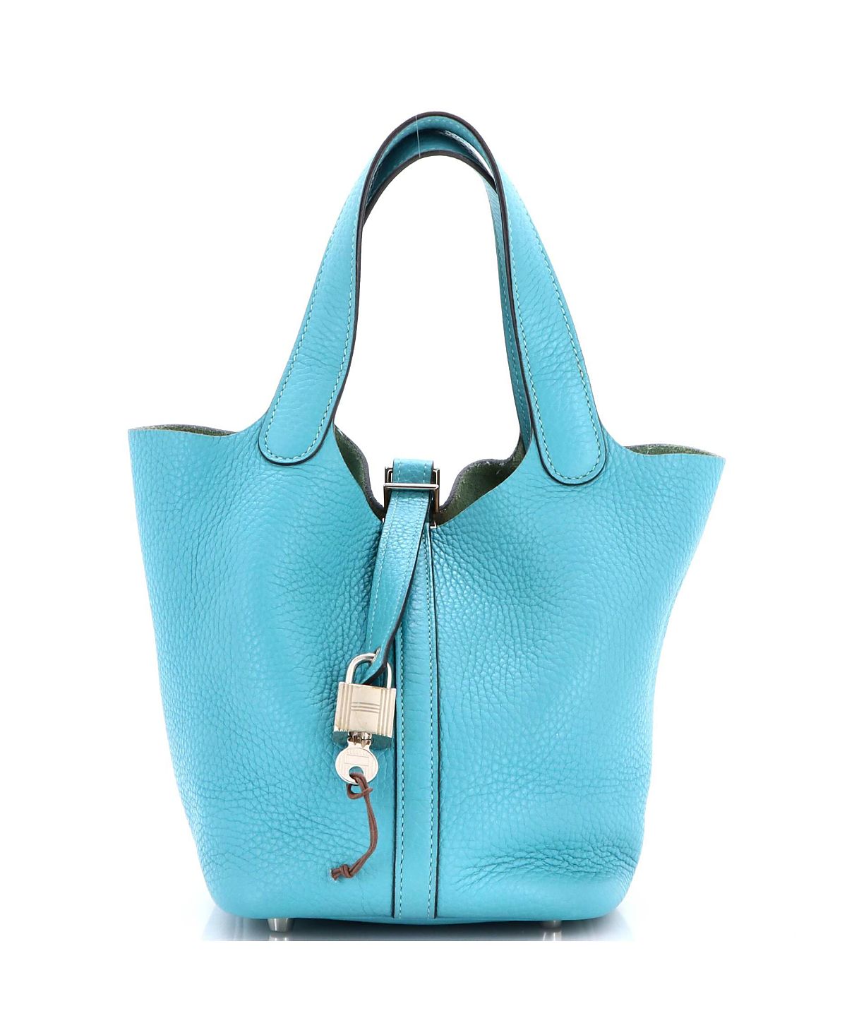 Pre-Owned HERMES Pm Picotin Lock Bag Clemence