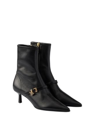  Women's Stretch Nappa Leather Booties
