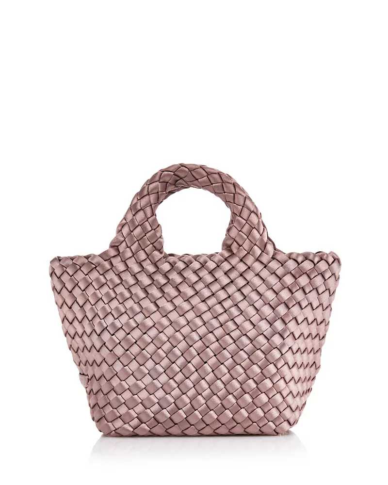 Naghedi Petit Woven Satin Tote
