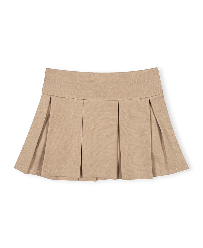 Hope & Henry Girls' Ponte Pleated Uniform Skort - Little Kid, Big Kid