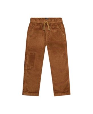 Boys' Stretch Corduroy Cargo Pocket Drawstring Waist Pants - Little Kid