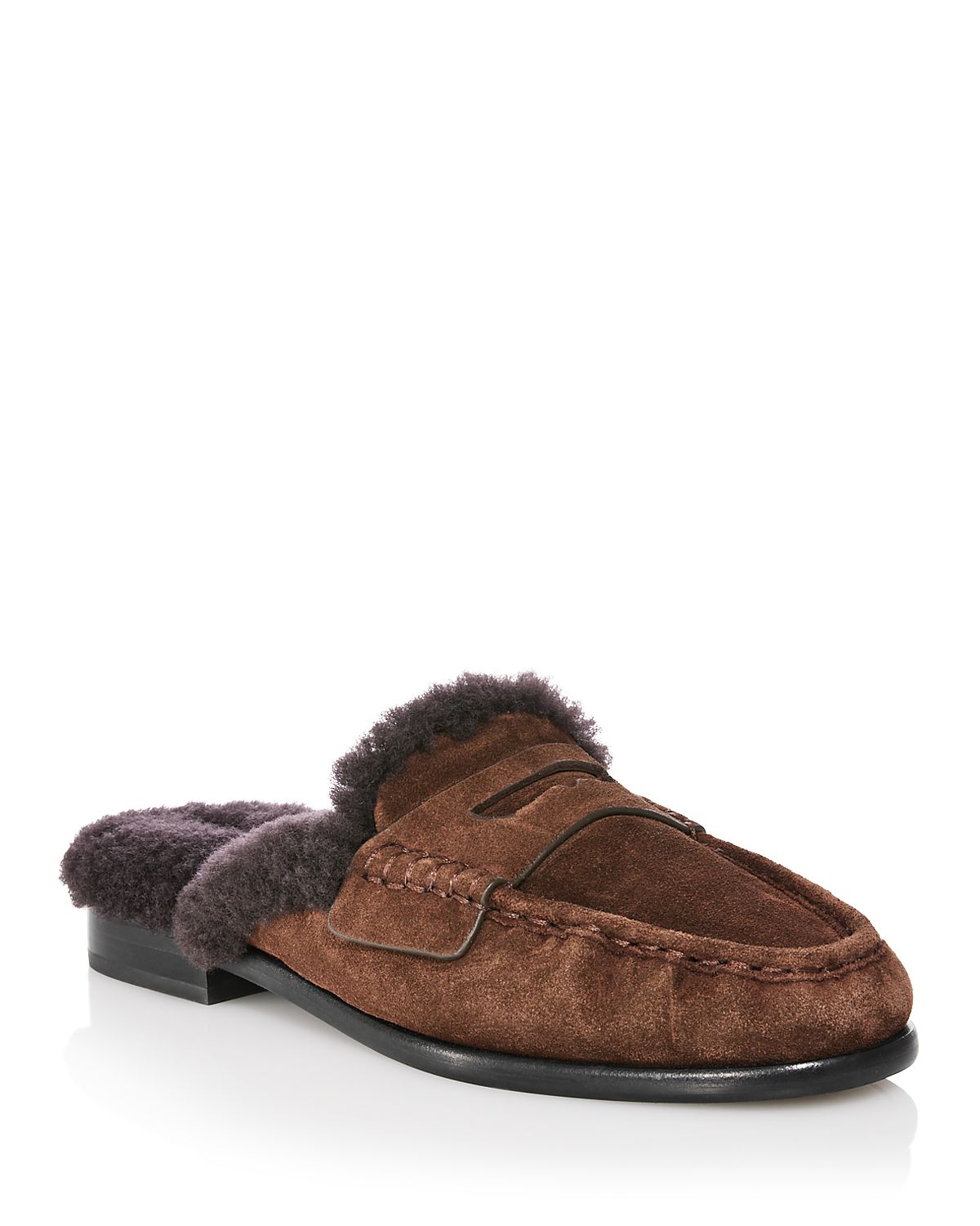 rag & bone Women's Carter Shearling Lined Mule Flats