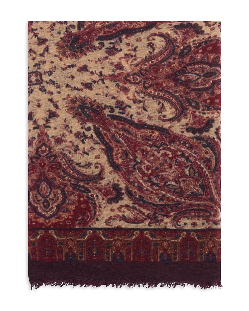 Gerard Darel Solane Wool Blend Scarf In Pink