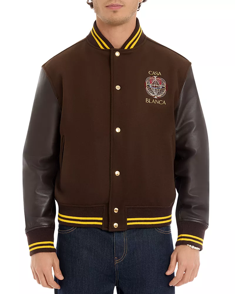 Casablanca Wool Varsity Jacket