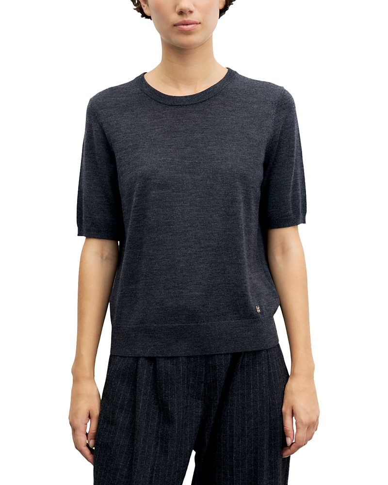 Gerard Darel Becky Elbow Sleeve Top