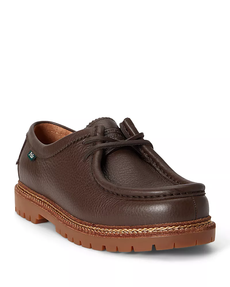 Polo Ralph Lauren Men's Jett Apron Leather Shoes
