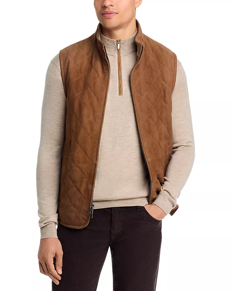 Peter Millar Essex Suede Vest