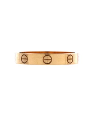  Love Wedding Band Ring 18K Gold
