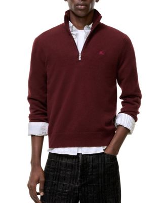  Cashmere Blend Half-zip Sweater