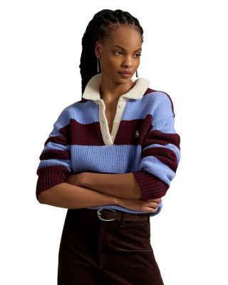 Wool Blend Rugby Sweater