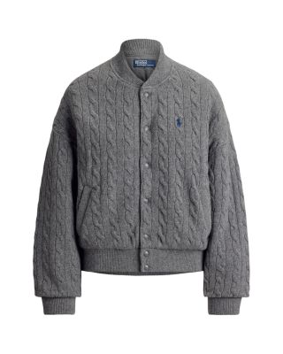 Wool & Cashmere Bomber Jacket - thumbnail 7