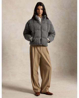 Cable Wool & Cashmere Puffer Jacket - thumbnail 9