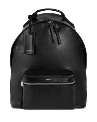 Grained Leather Backpack