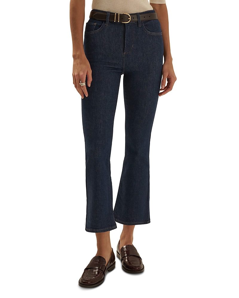 Favorite Daughter The Erin High Rise Cropped Bootcut Jeans in Bozeman