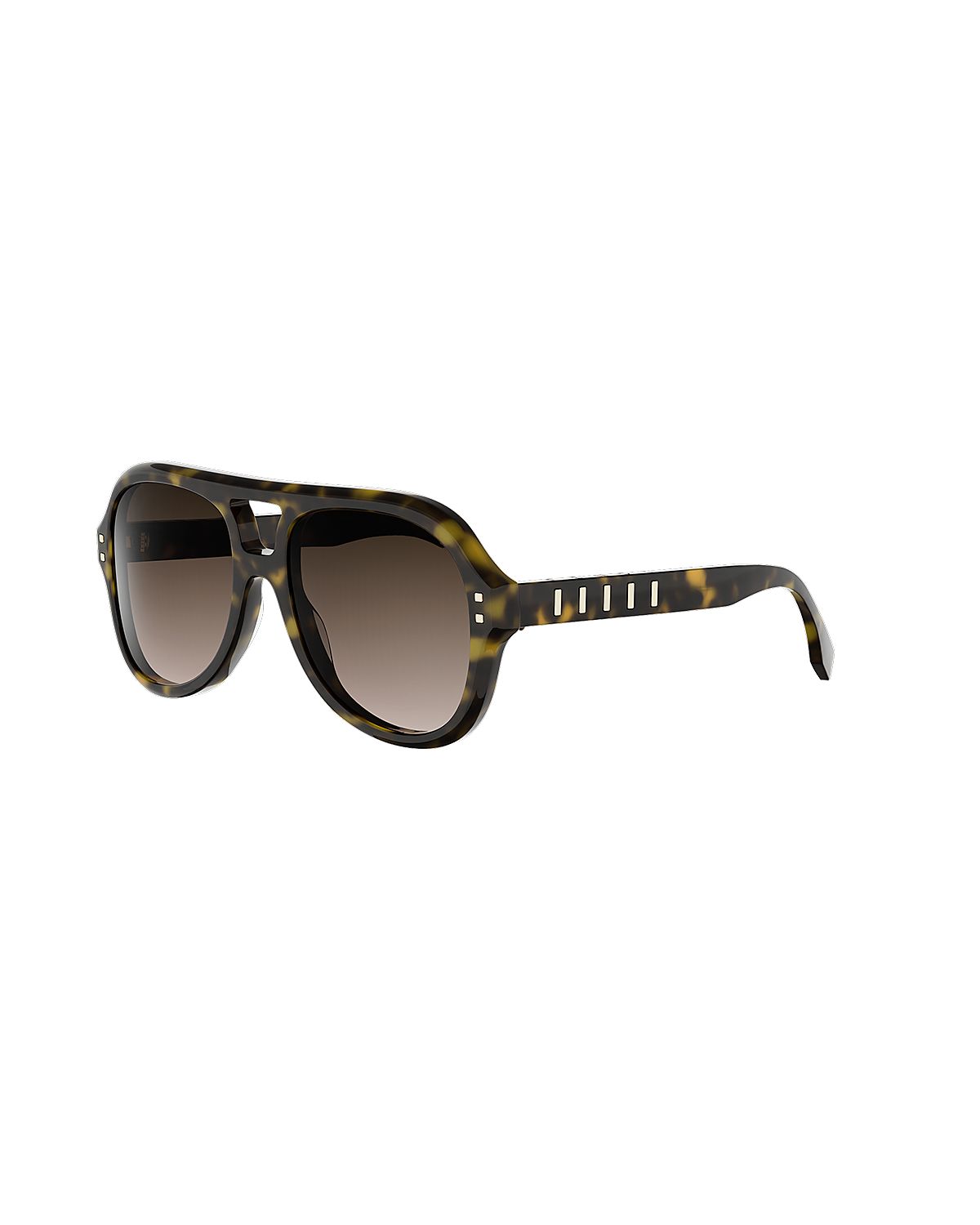 Fendi Five Sisters Pilot Sunglasses, 56mm