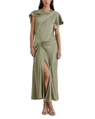Sasha Satin Draped Dress