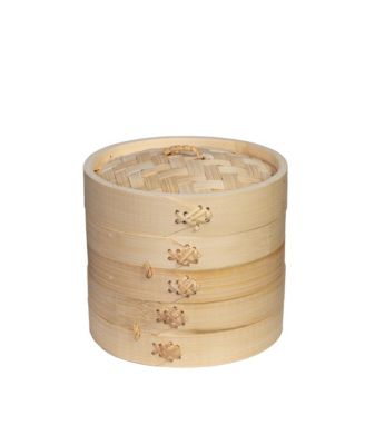  2-Tier Steamer Baskets, 6" L x 6" W x 5.5" H