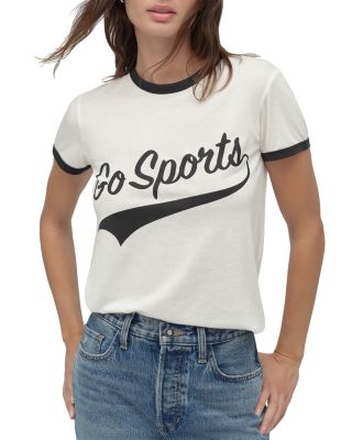 The Go Sports Graphic Ringer Tee