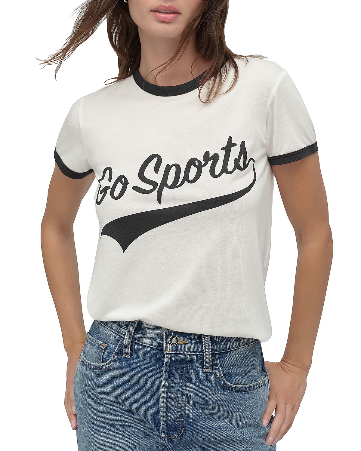 Favorite Daughter The Go Sports Graphic Ringer Tee