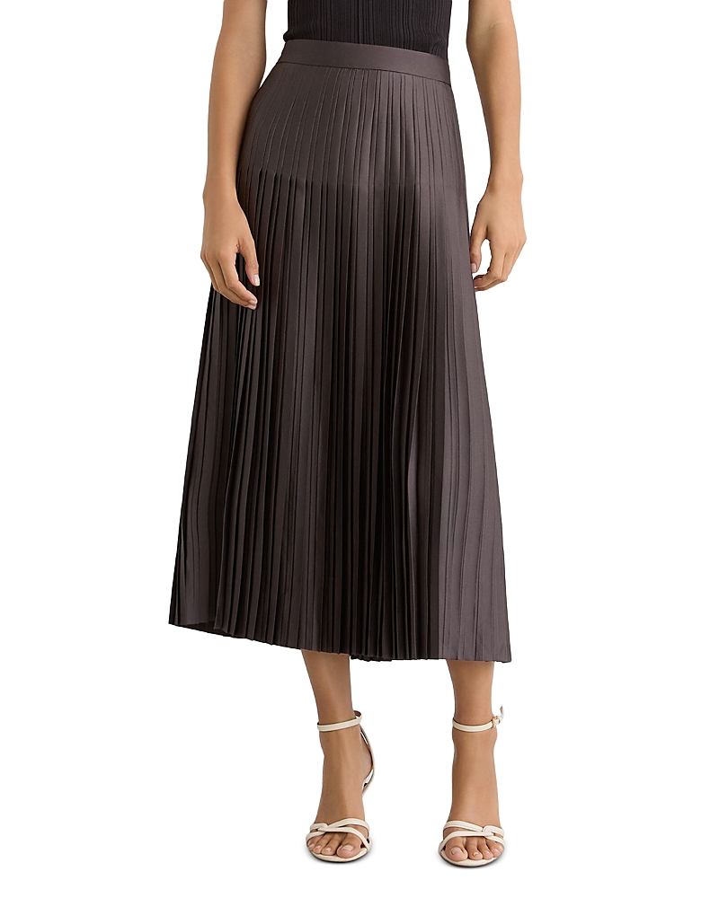 Reiss Savannah Pleated Midi Skirt