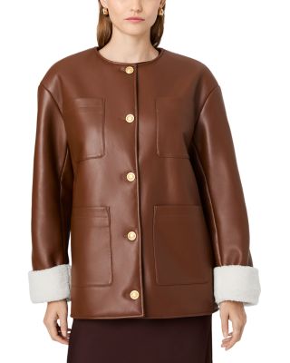 Porto Faux Leather Jacket