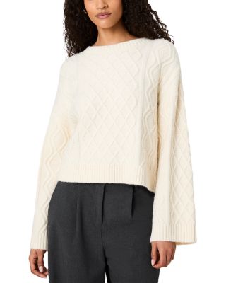 Wesley Crewneck Cable Knit Sweater