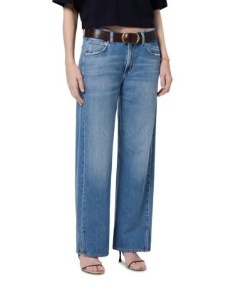 Track High Rise Wide Leg Jeans in Solstice