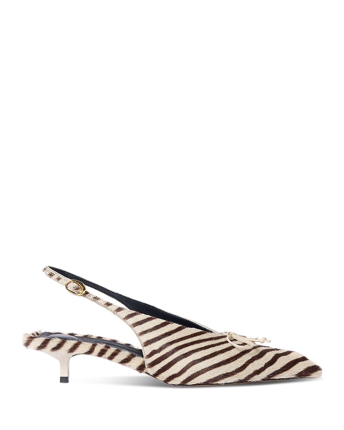 Jacquemus Women's Les Cubisto Calf Hair Slingback Pumps
