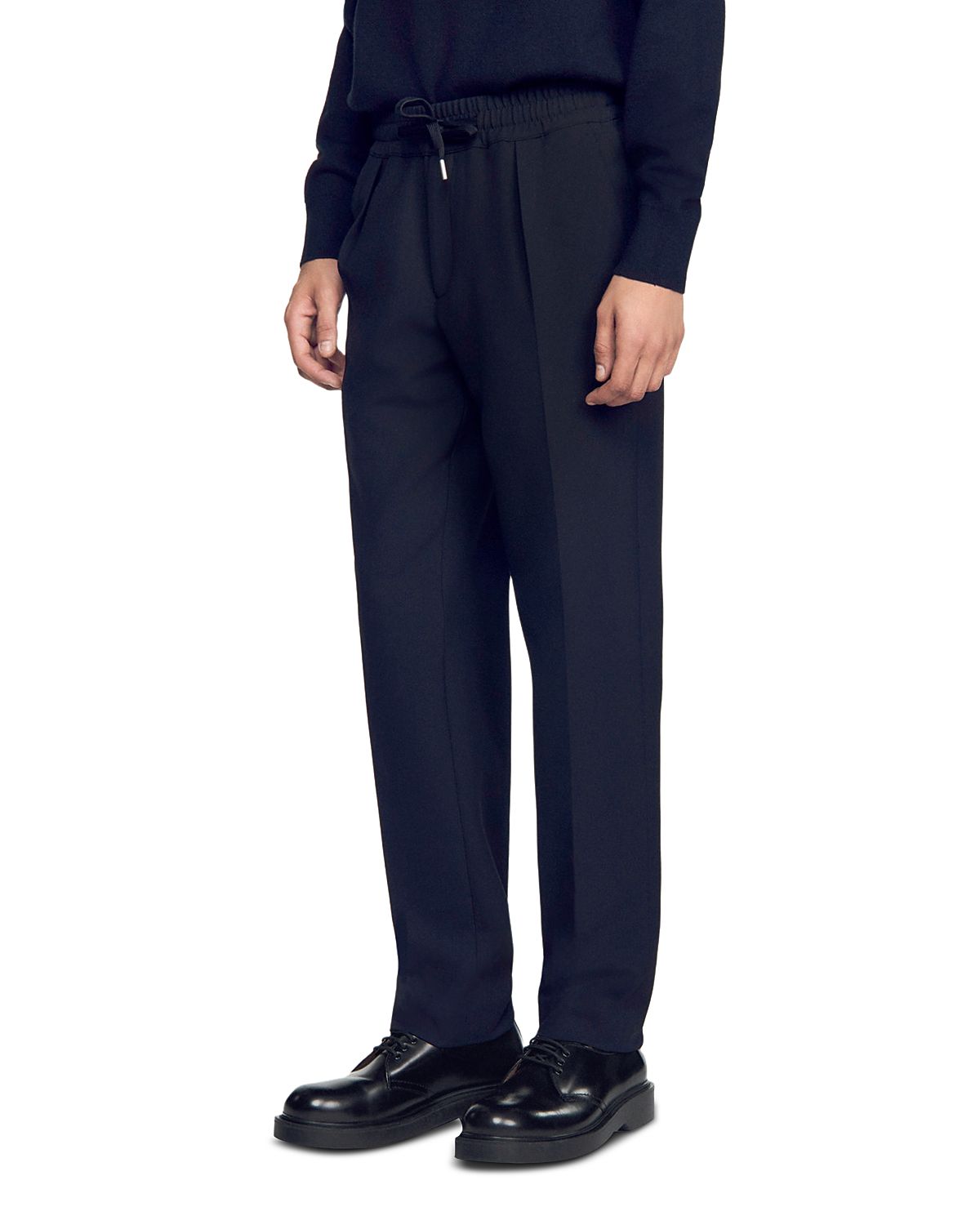 Sandro Straight Leg Drawstring Trousers