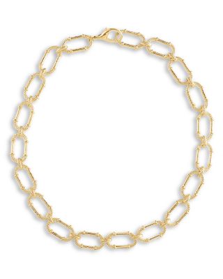 Cheval Braided Chain Collar Necklace, 18.7"