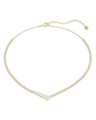 Mesmera Stone Collar Necklace, 14.87-17.75"
