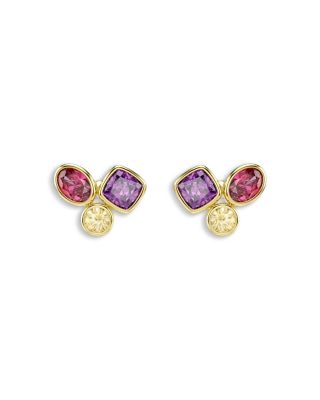Imber Multicolor Stone Stud Earrings