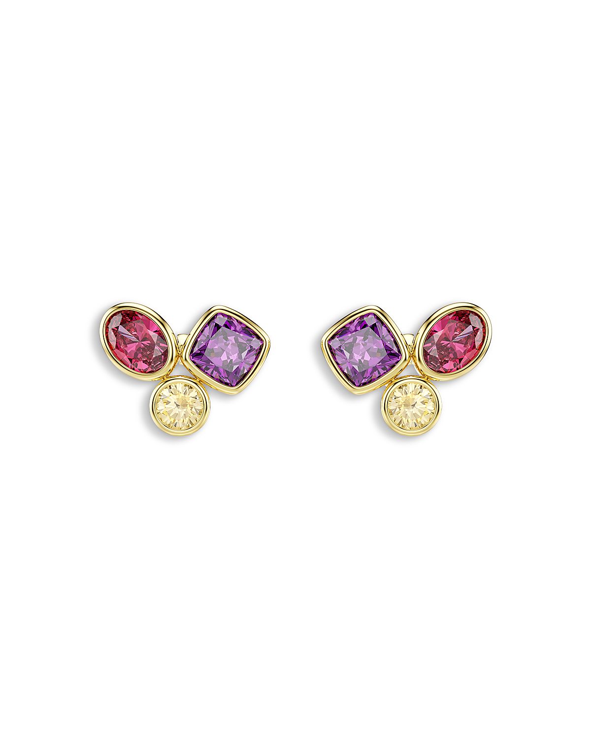 Swarovski Imber Multicolor Stone Stud Earrings