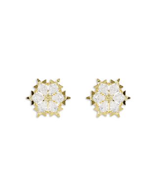 Magic Stone Cluster Stud Earrings