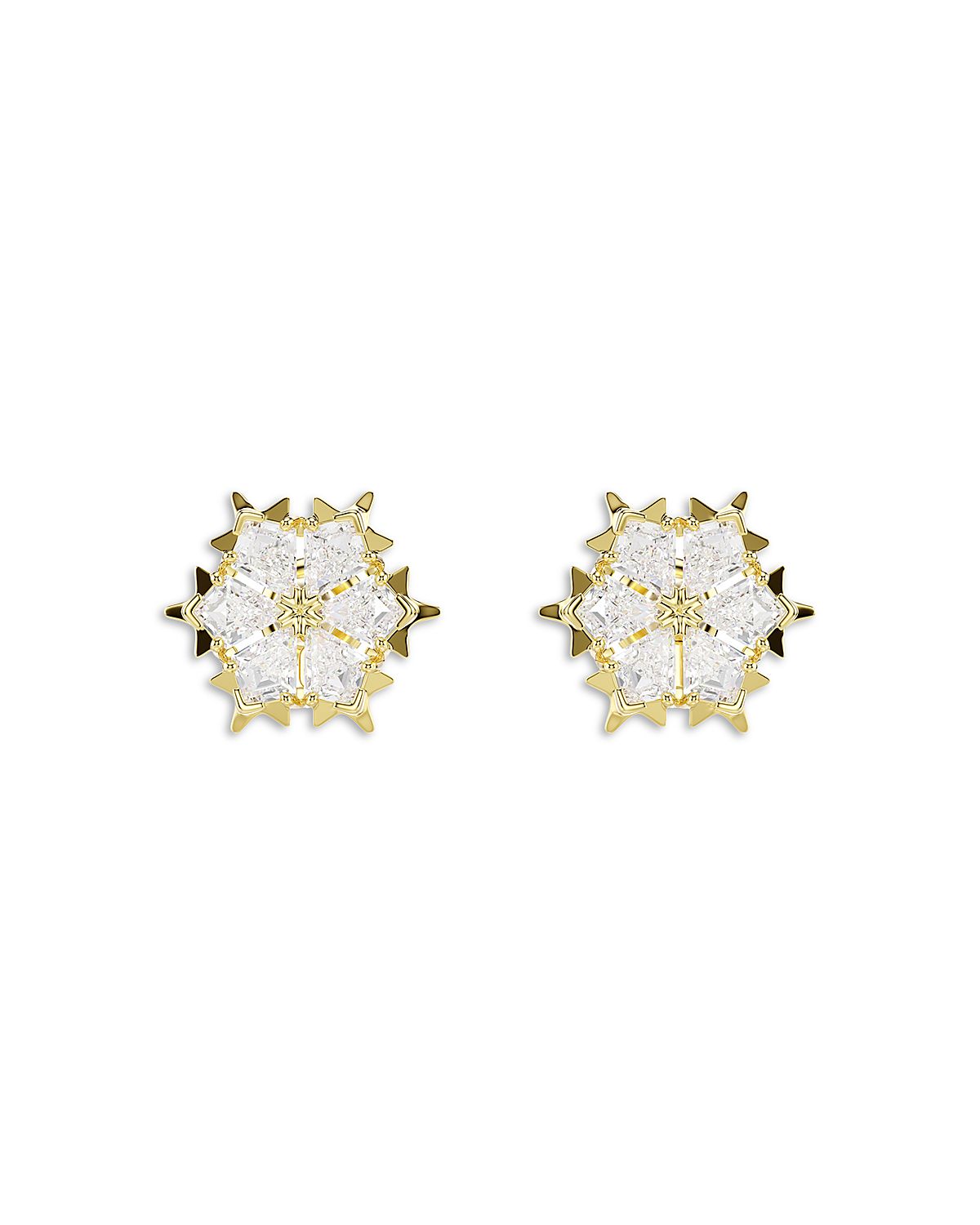 Swarovski Magic Stone Cluster Stud Earrings