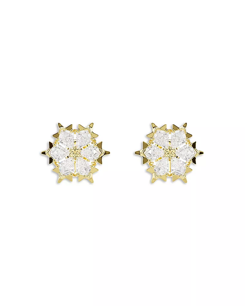 Swarovski Magic Stone Cluster Stud Earrings
