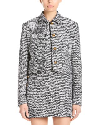 Wool Blend Cropped Jacket
