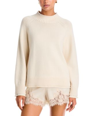 Hazel Roll Neck Cotton & Wool Sweater