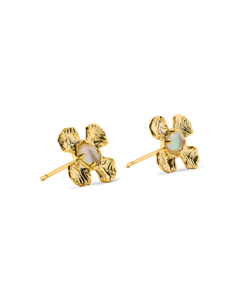 Kendra Scott Leanne Mother Of Pearl Flower Stud Earrings