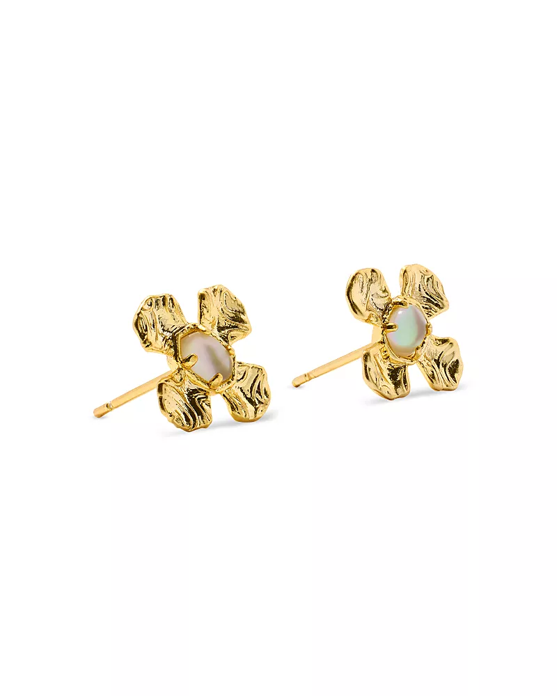 Kendra Scott Leanne Mother Of Pearl Flower Stud Earrings