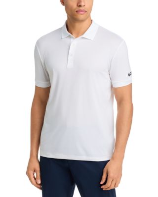 Knit Collar Golf Logo Polo Shirt