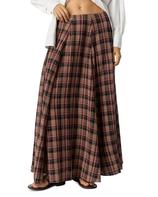 Ives Cotton Printed Maxi Skirt