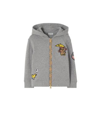 Boys' Rain Bear Cotton Zip Hoodie - Little Kid, Big Kid