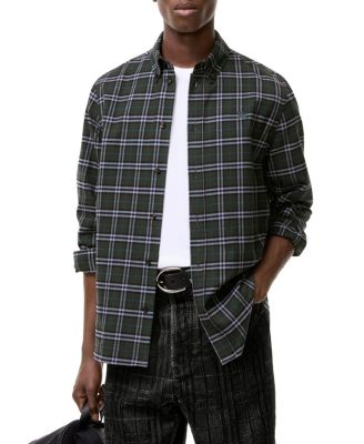  Relaxed Fit Check Cotton Shirt