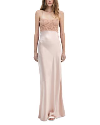 Myra Lace & Satin Slip Dress