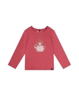 Girls' Organic Cotton Teapot Graphic Jersey T-Shirt - Big Kid