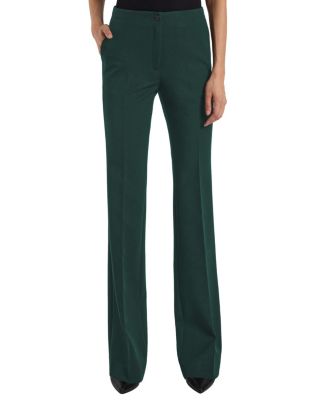 Beth Mid-Rise Flared Pant in Soft Stretch Twill