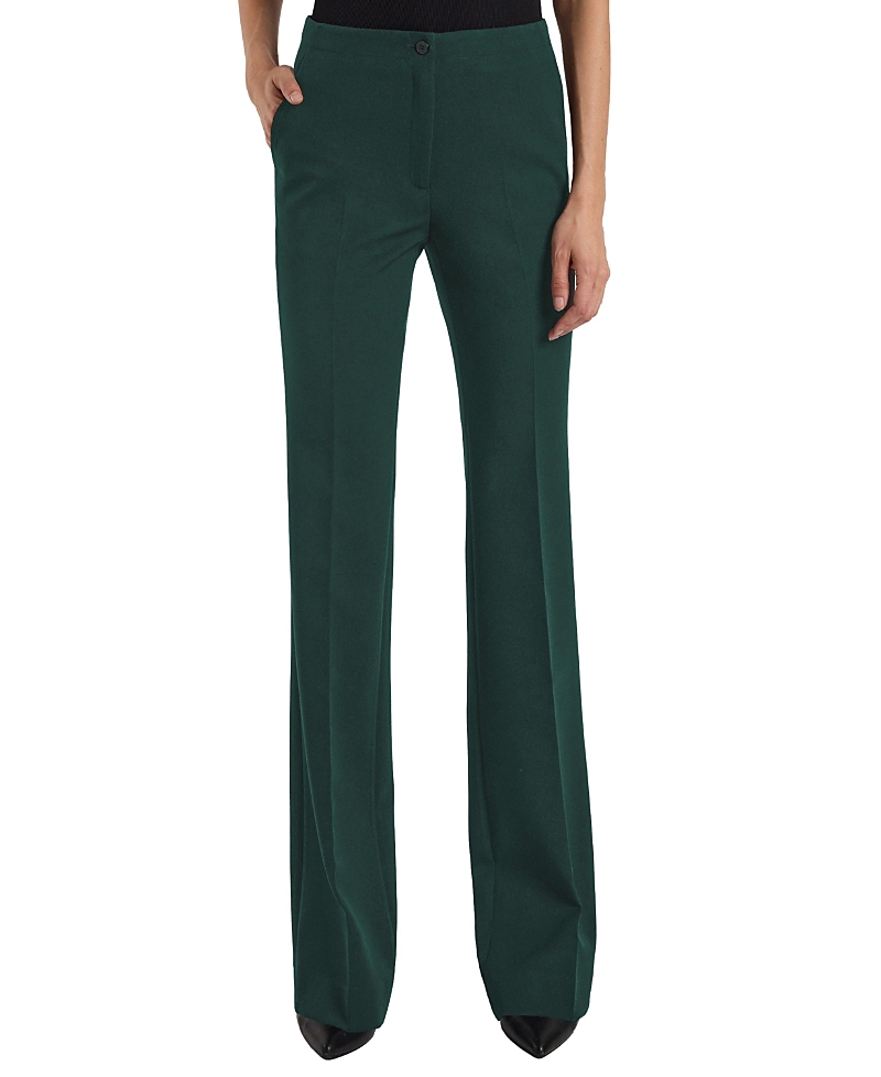 Santorelli Beth Mid-Rise Flared Pant in Soft Stretch Twill
