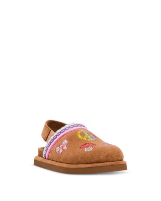 Girls' Chip Embellished Mules – Toddler